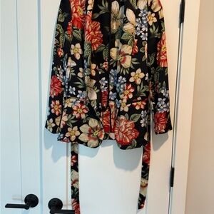 Zara Floral Black blazer